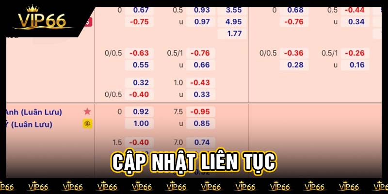 Cập Nhật Liên Tục